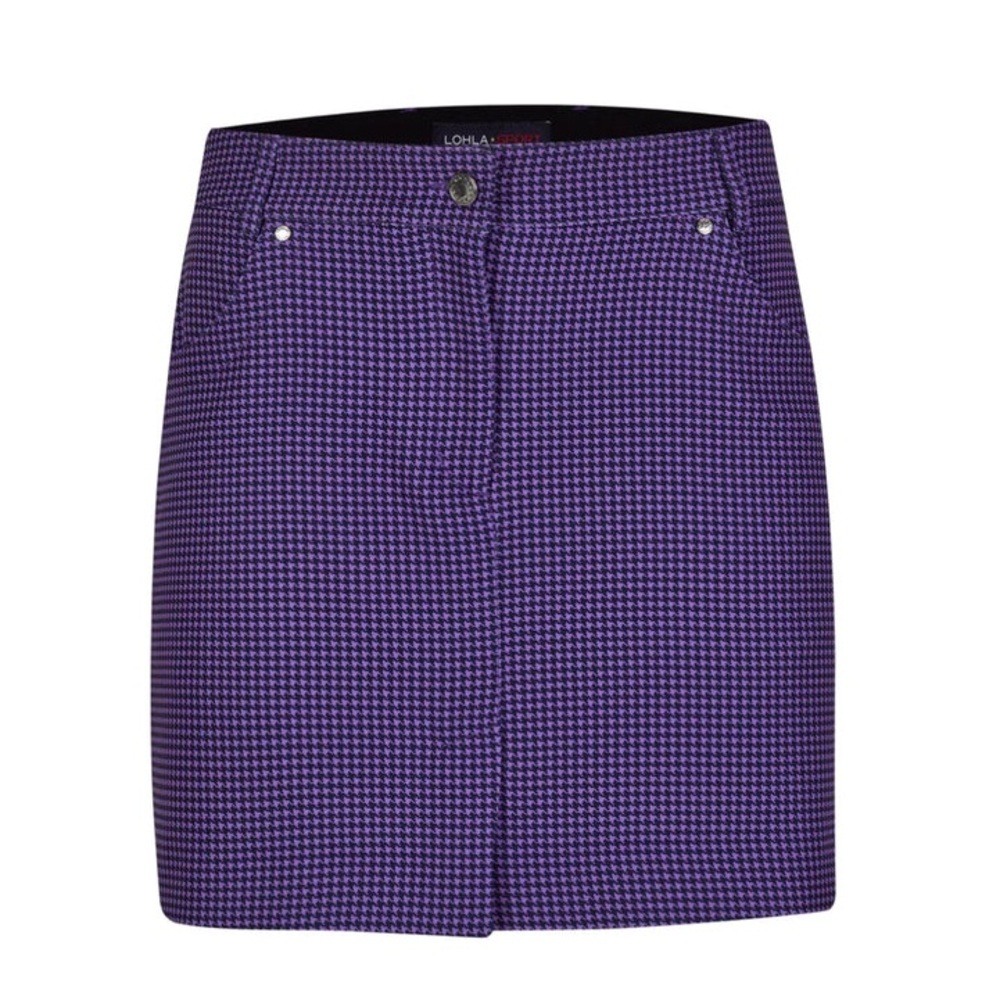 Lohla Sport The Lilac 15" Houndstooth Skort size 8